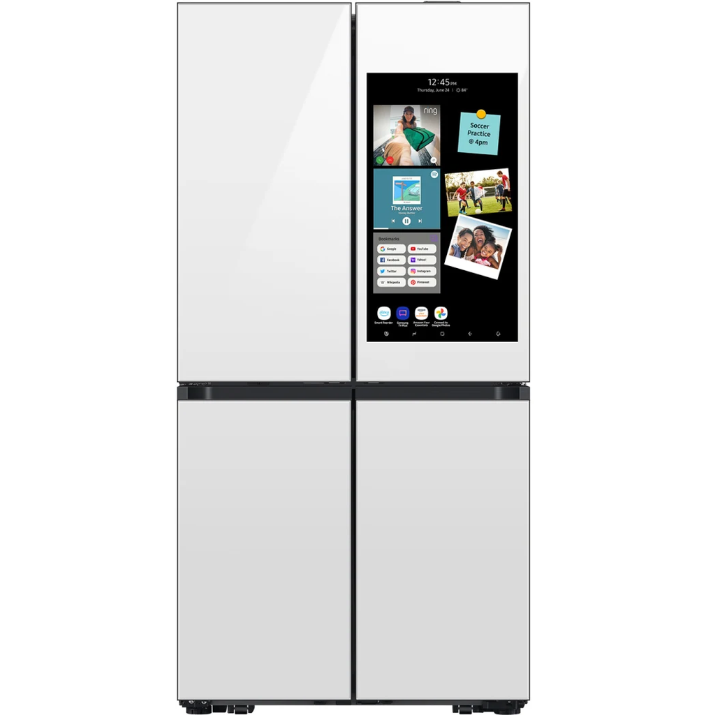Nevera Samsung Bespoke 29 Pies AI Family Hub Inverter Flex Apertura Automatica 4 Ptas 92 Cm Blanco