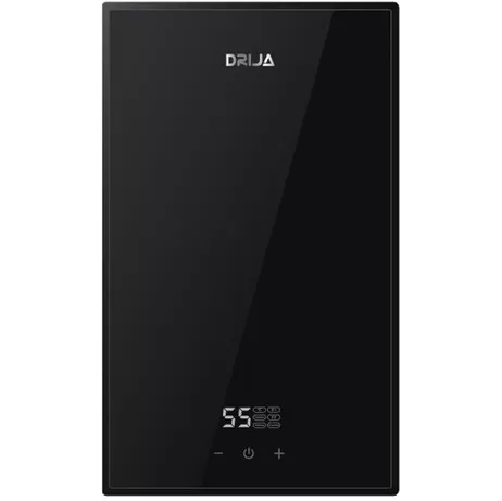Calentador De Agua Drija Electrico 13.5 Lts Panel Digital Control Automatico Vidrio Templado 9KW 220V Negro
