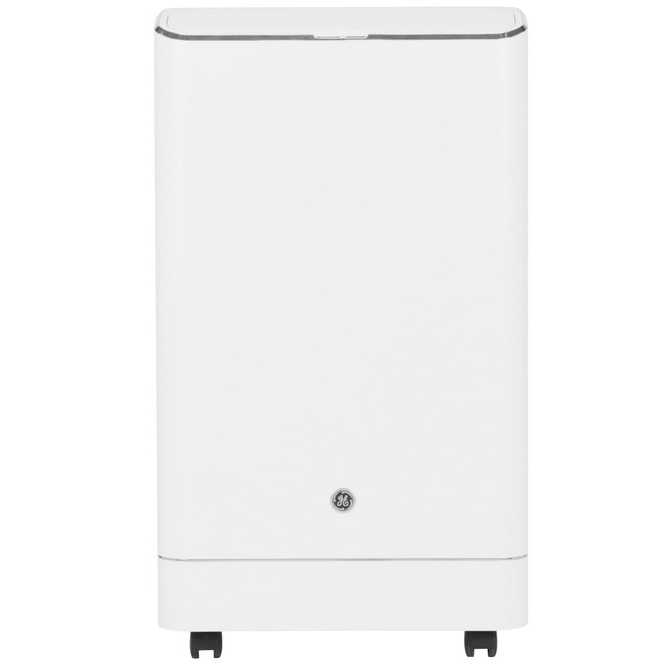 Aire Portatil 14000 Btu GE Deshumidificador Calefactor Y Ventilador Con Control Y Ruedas 110V Blanco 