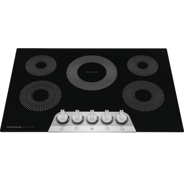 Tope Electrico 76 Cm Frigidaire Gallery Con EvenTemp Y Perillas Vitroceramica Negro Y Acero