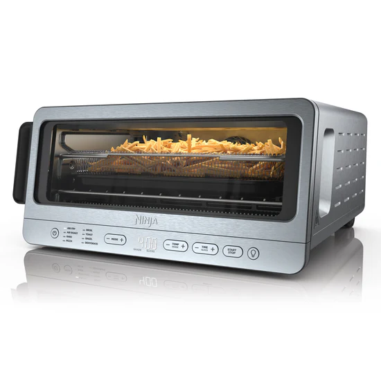 Horno Tostador Ninja Foodi Pro XL 8 En 1 Diseño Abatible Con Freidora De Aire Acero