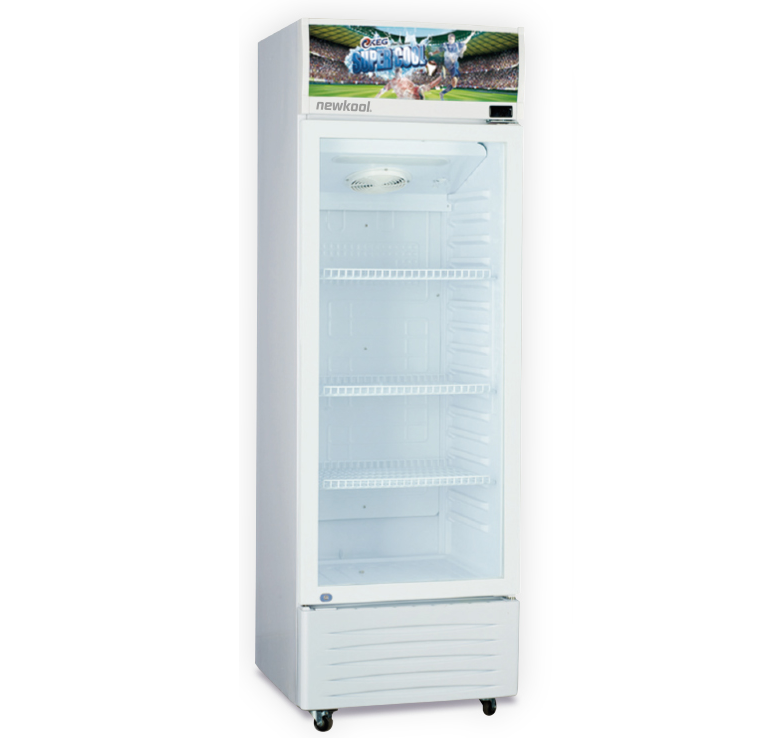Nevera Exhibidora Vertical Newkool 300 Lts Blanco