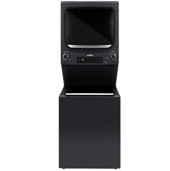 Morocha Mabe 24 kg Con Tecnologia AI Y Ciclo Sanitizado Negro