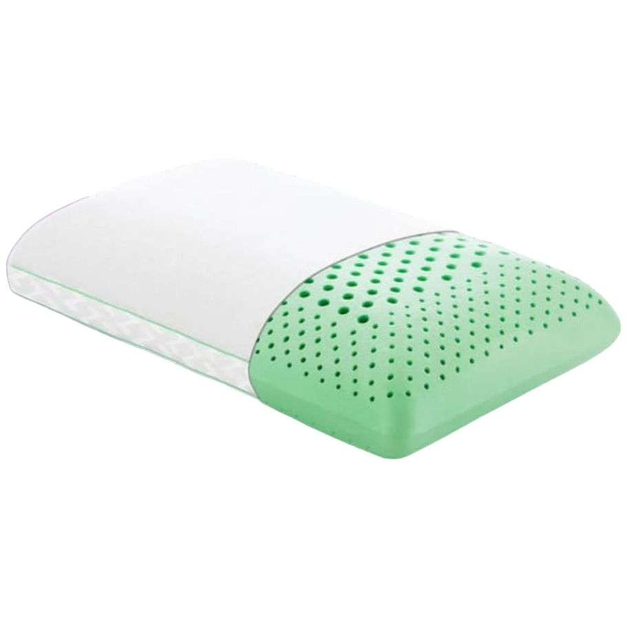 Almohada Aromatica De Te Verde Latinflex Ventilada Indeformable Funda Fresca 73.5x43 Cm