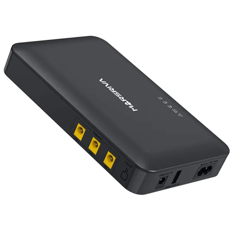 Mini Ups DC Marsriva Kp1 Plus 5 Puertos 16000mah 18W Negro