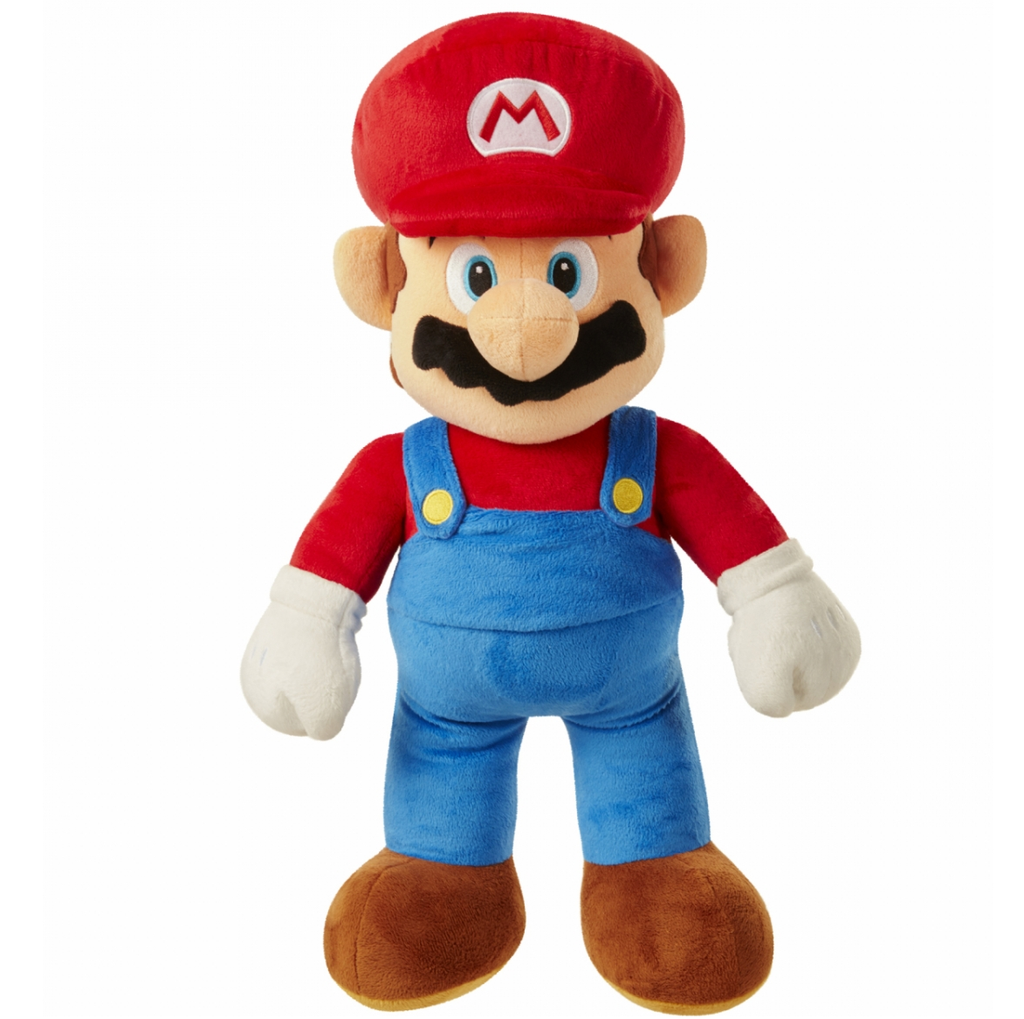 Peluche Super Mario Nintendo 50 Cm Verde Y Azul