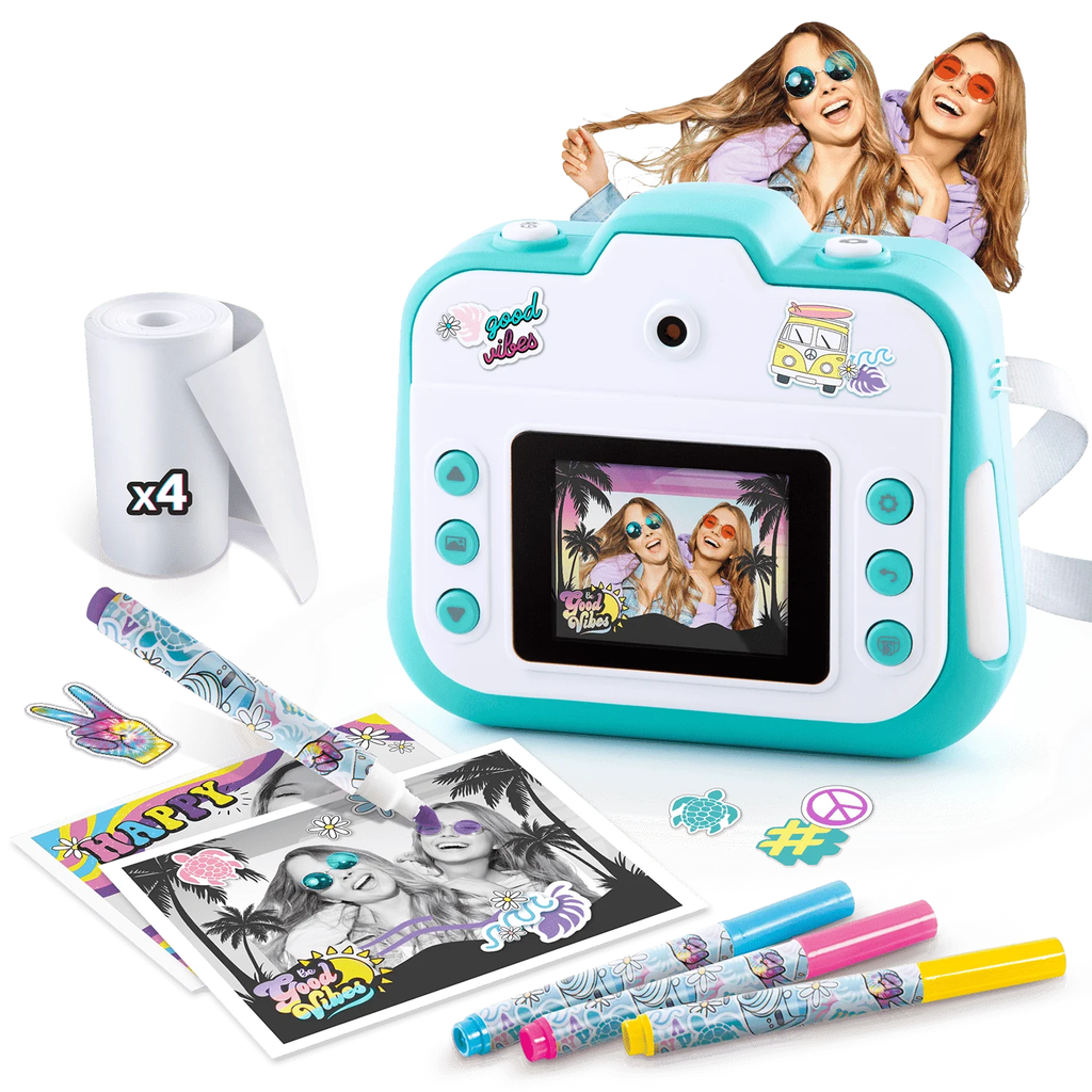 Camara Instantanea Canal Toys Photo Creator Con Papel Termico Para Imprimir Mas De 250 Fotos Azul Y Blanco