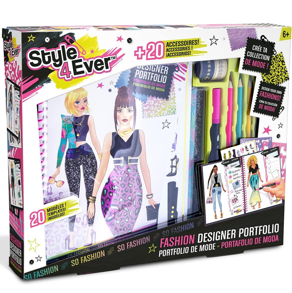 Portafolio De Diseño De Moda Canal Toys Mas De 20 Acc Multicolor