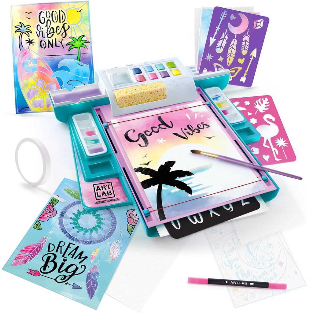 Estudio De Acuarela Canal Toys Art Lab 6 Tecnicas Multicolor