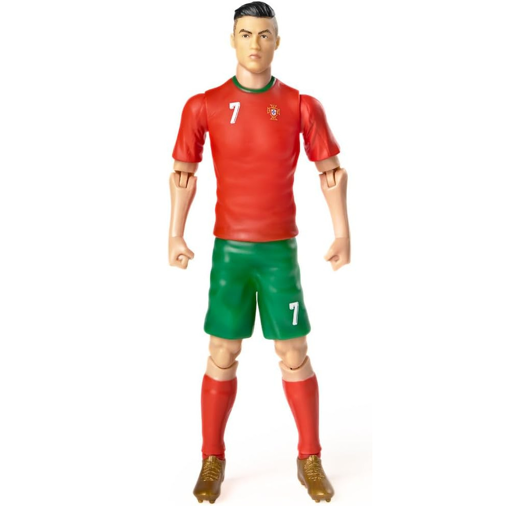Muñeco Cristiano Ronaldo Banbo Toys Portugal 20 Cm Rojo Y Verde
