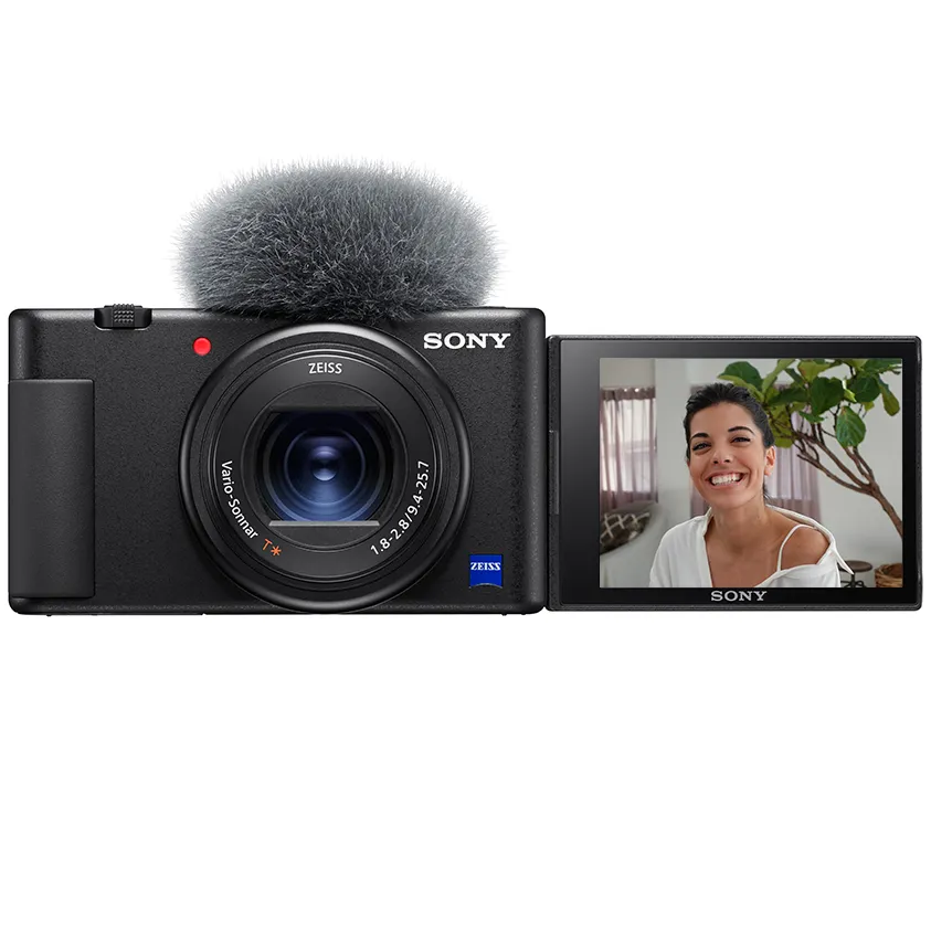 Camara Digital Sony Para Videoblogs 4K Pantalla LCD Tactil Desplegable Filtro ND Automatico Negro