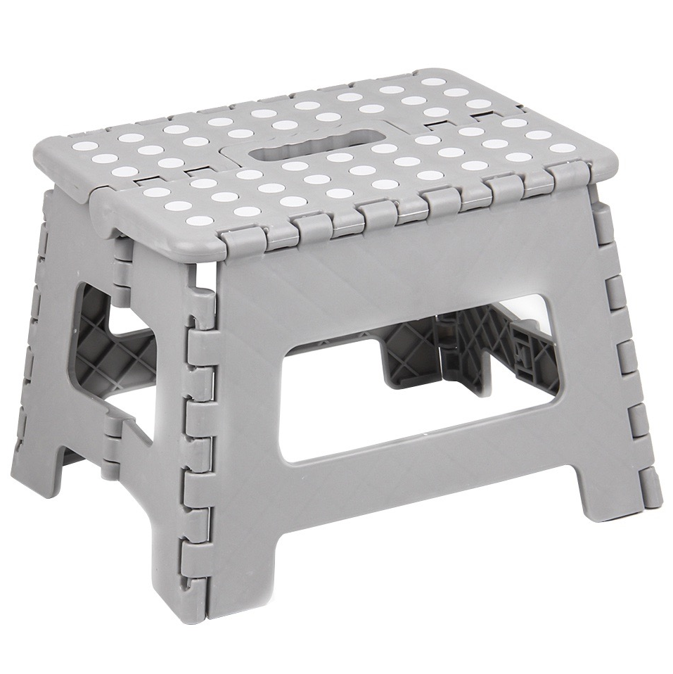 Banquito Plegable Kennedy 33 Cm Gris