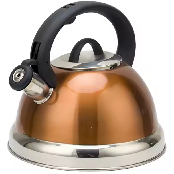 Tetera Soho 3 Lts 12 Tazas Con Silbato Cobre Copper