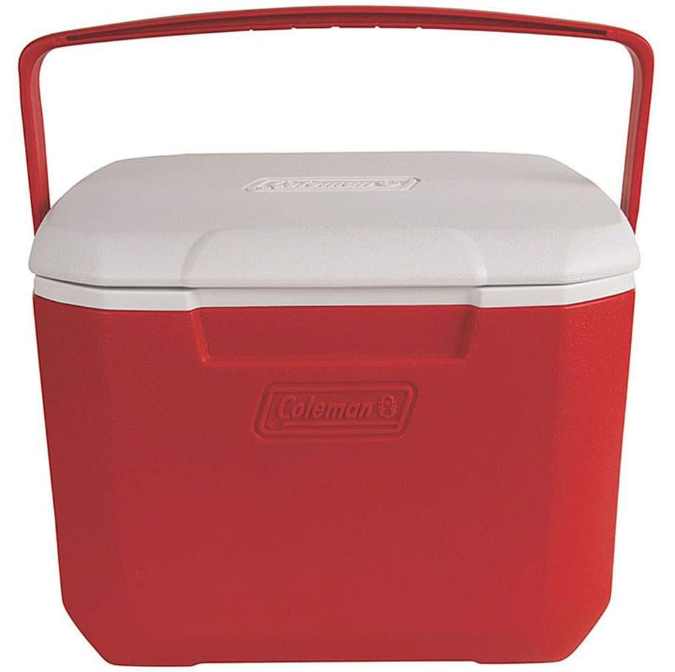 Cava Coleman 15 Lts 16 Qt 22 Latas Con Asa Rojo