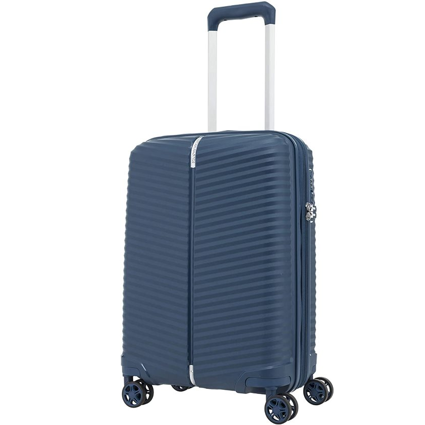 Maleta Samsonite Varro Giratoria Con Ruedas 55X35X25 Cm Azul