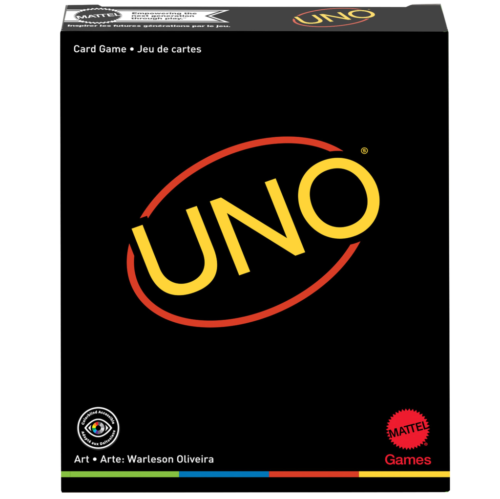 Uno Minimalista Mattel Negro