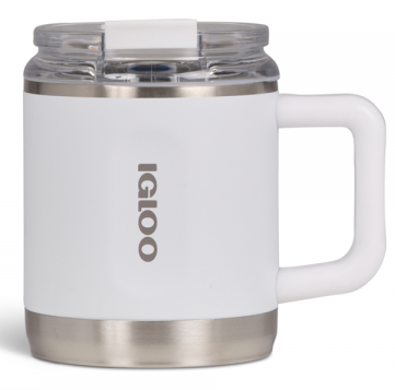 Taza Termica Igloo Con Asa 443 Ml Blanco
