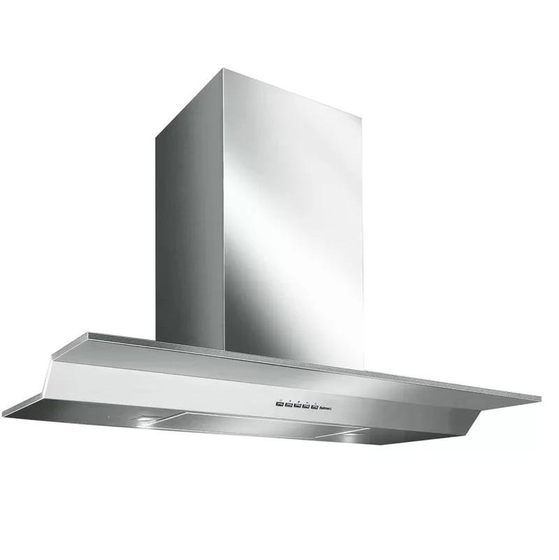 Campana De Pared 90 Cm Falmec Exordium Filtro Carbon Y Filtro Aluminio Antigrasa Acero