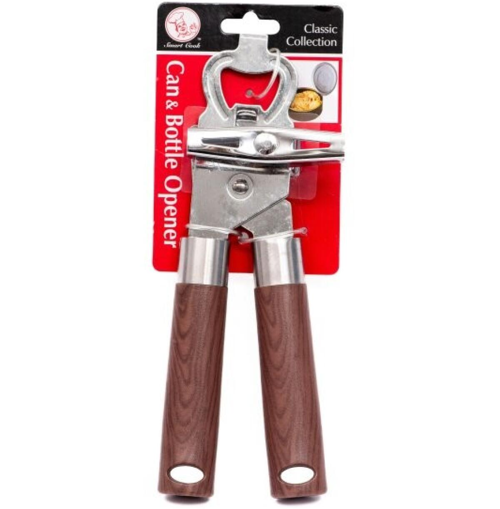 Abridor De Botellas Y Latas Smart Cook Marron