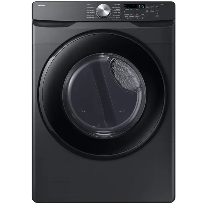 Secadora 24 Kg Samsung Carga Frontal Sensor Dry Puerta Reversible Negro