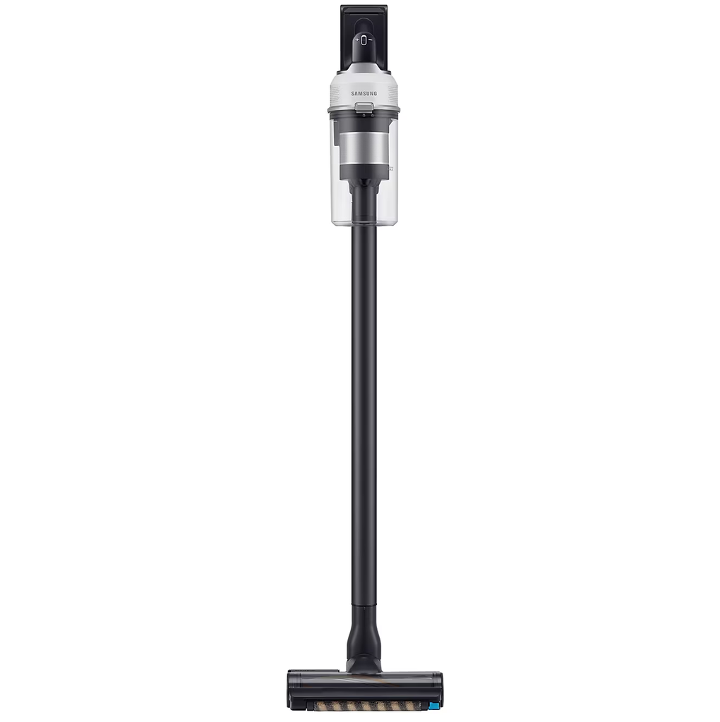 Aspiradora Vertical Samsung Jet 85 Inalambrica Inverter Jet Cyclone Con Estacion De Carga 2 En 1 210AW Blanco