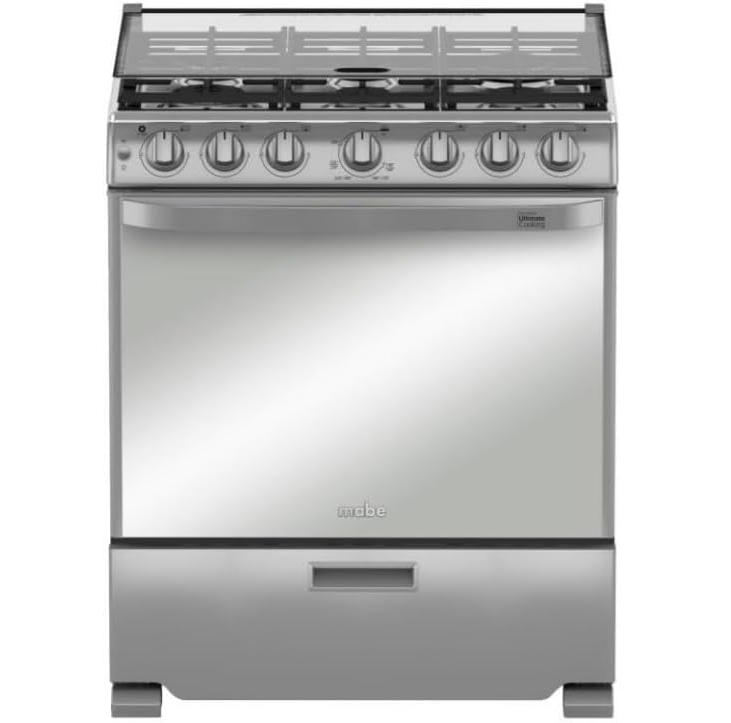 Cocina A Gas Mabe 76 Cm Quemador Fast Cook Acero