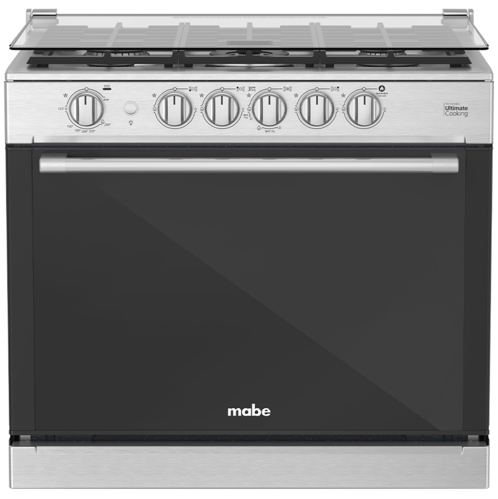 Cocina A Gas Mabe 80 Cm Quemador Triple llama Perfect Cook Tecnologia Ultimate Empotrable Acero