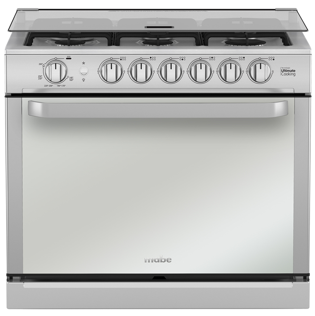 Cocina A Gas Mabe 80 Cm Easy Clean Pro Perfect Cook Y Tecnologia Ultimate Empotrable Plateado