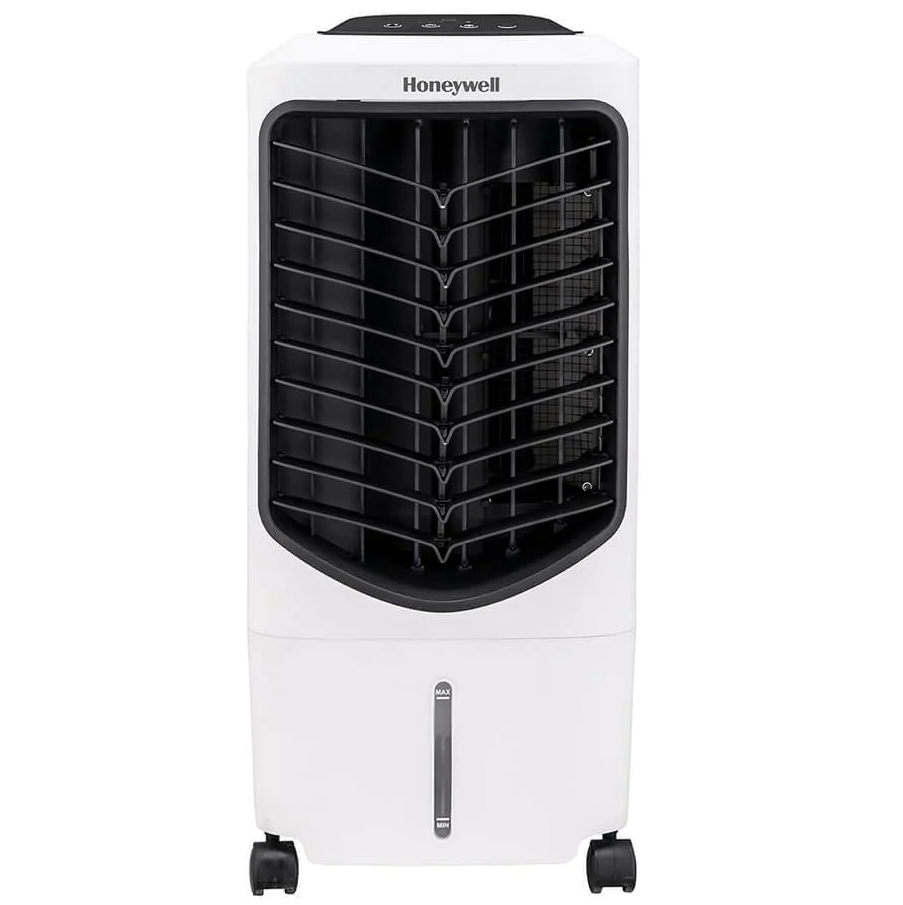 Enfriador De Aire Honeywell 3 en 1 Ventilador Y Humidificador 9 Lts Con Control Portatil 110V Blanco