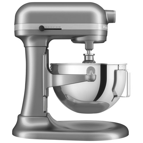 Batidora De Pedestal KitchenAid Elevadora 5.2 Lts 11 Vel Con Bowl 500W Plateado