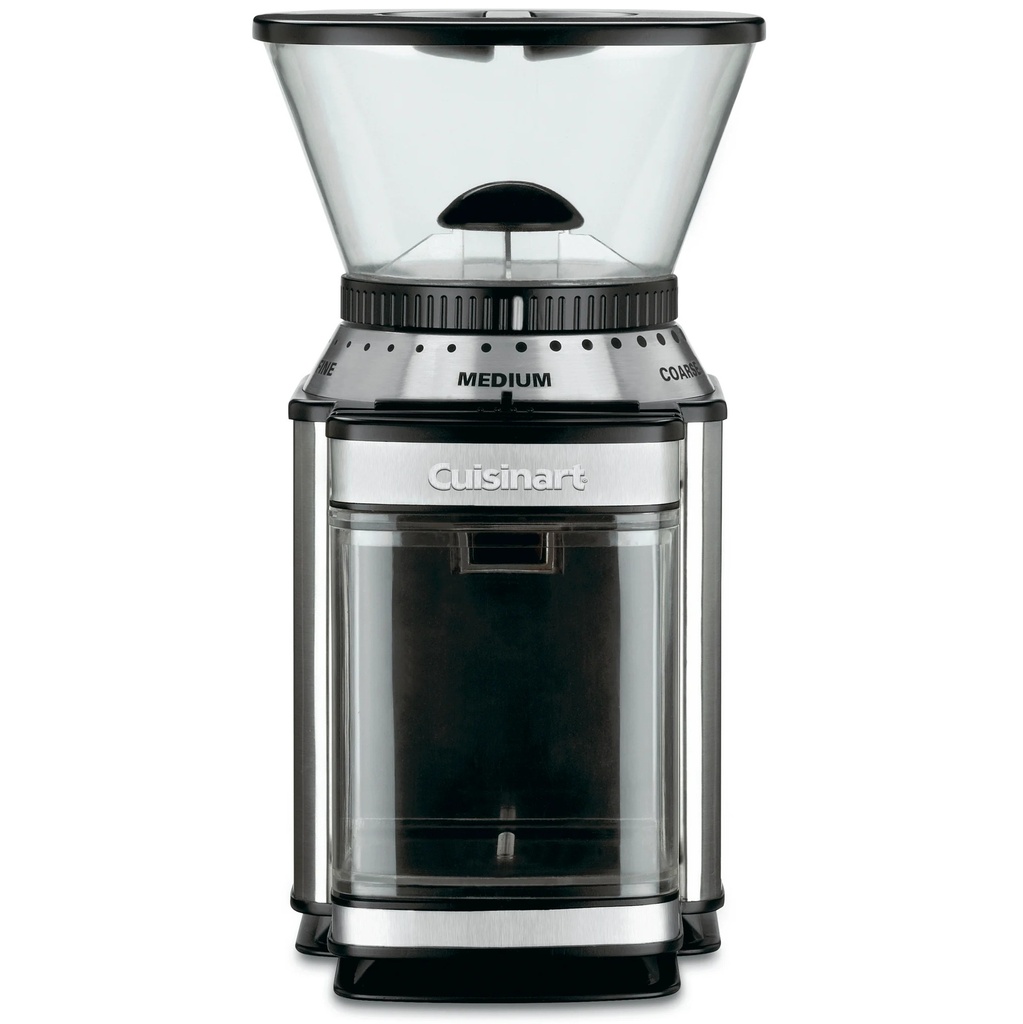 Molino Electrico De Cafe Cuisinart Supreme Grind 18 Ajustes De Molienda Apagado Automatico Acero