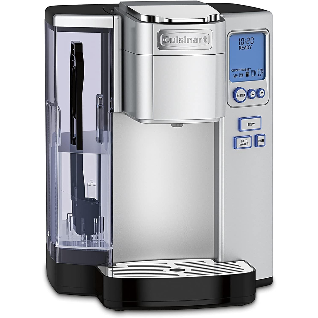 Cafetera Cuisinart Premium Individual Programable Dual De Capsulas Y Molido Acero
