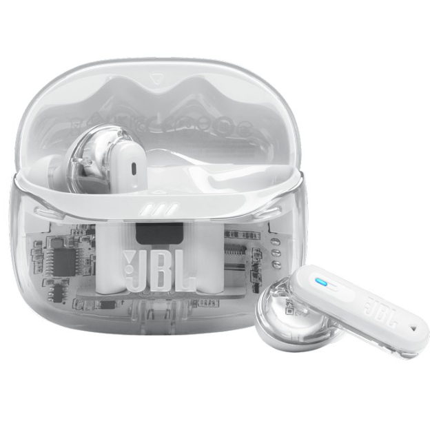 Audifonos JBL Tune Beam 2 In Ear Inalambricos Con Sonido Spatial Smart Ambient Resistente A Salpicaduras Y Polvo Blanco