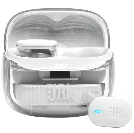 Audifonos JBL Tune Buds In Ear Inalambricos Con Sonido Spatial Smart Ambient Resistente A Salpicaduras Blanco