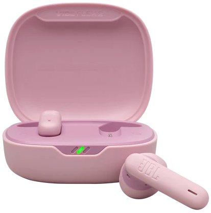 Audifonos JBL Vibe Flex 2 In Ear Inalambricos Con Sonido Spatial Smart Ambient Resistente A Salpicaduras Rosado