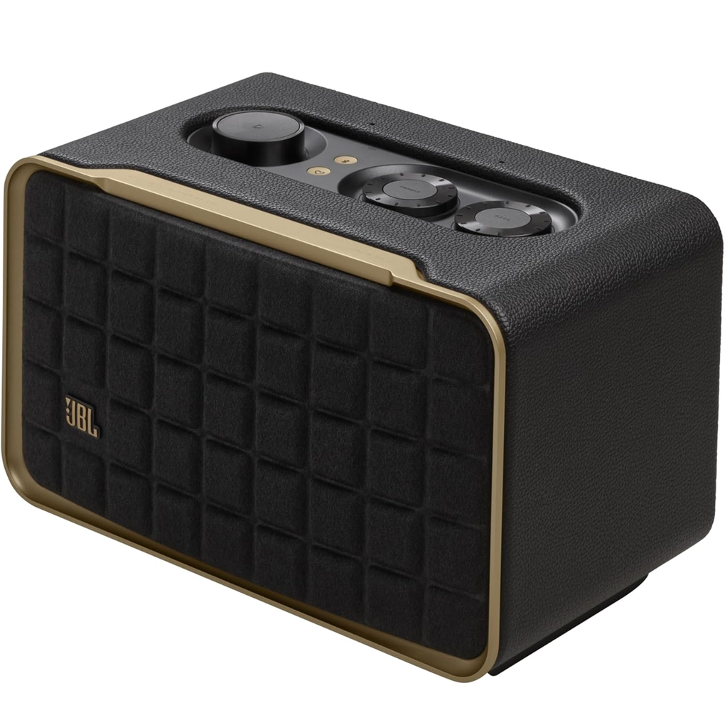 Corneta JBL Authentics 200 Retro Con Wifi Bluetooth Asistentes de voz Negro