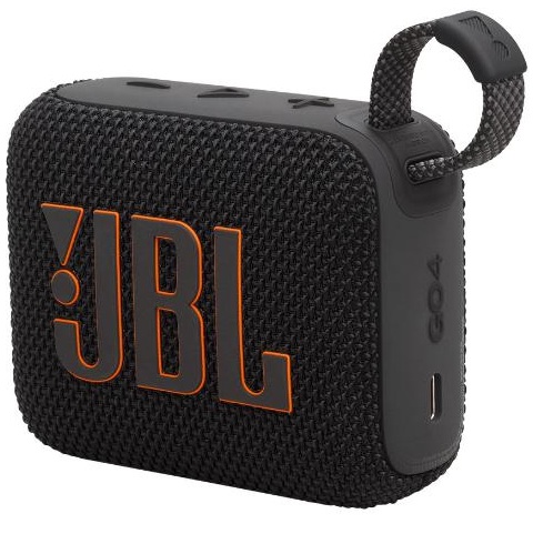 Corneta JBL GO 4 Portatil Recargable Con Playtime Boost Bluetooth Resistente Al Agua Y Polvo Negro