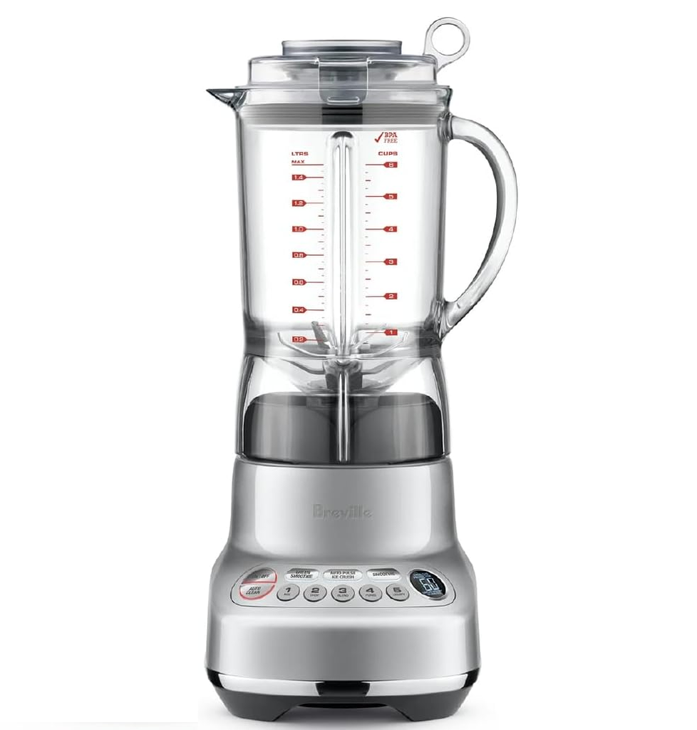 Licuadora Breville The Fresh And Furious 1.5 Lts 5 Vel 4 Con 9 Controles De Tareas 1100W Plateado