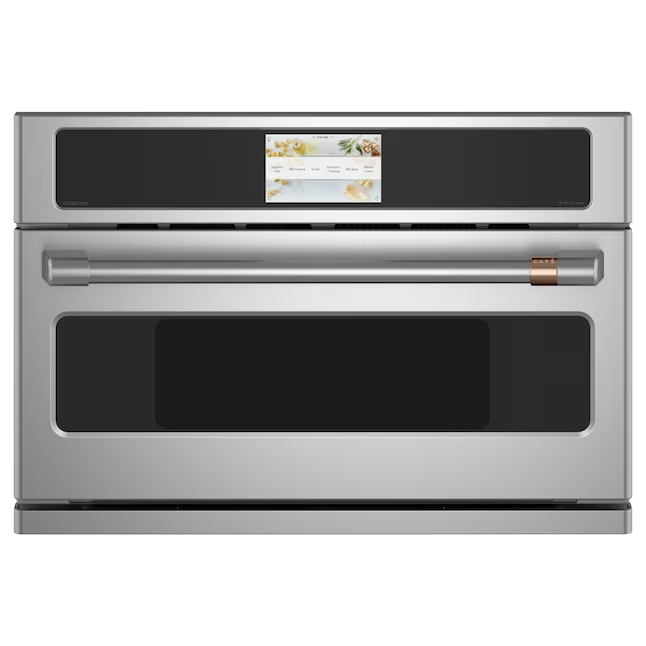 Horno Microondas Empotrable 1.7 Pies Cafe 76 Cm Smart 5 En 1 De Conveccion Tecnologia Advantium Acero