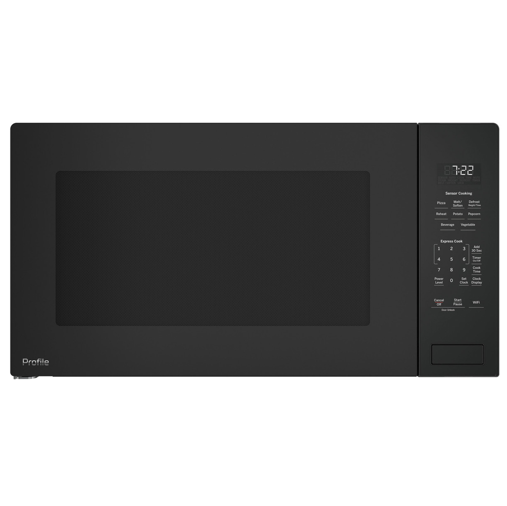 Microondas Empotrable 2.2 Pies GE 61 Cm Smart Tecnologia Scan To Cook Control Taltil De Vidrio Negro