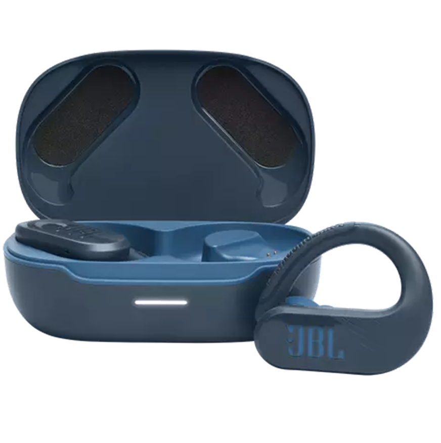 Audifonos JBL Endurance Peak 3 In Ear Inalambricos PowerHook Resistente Al Agua Y Polvo Azul