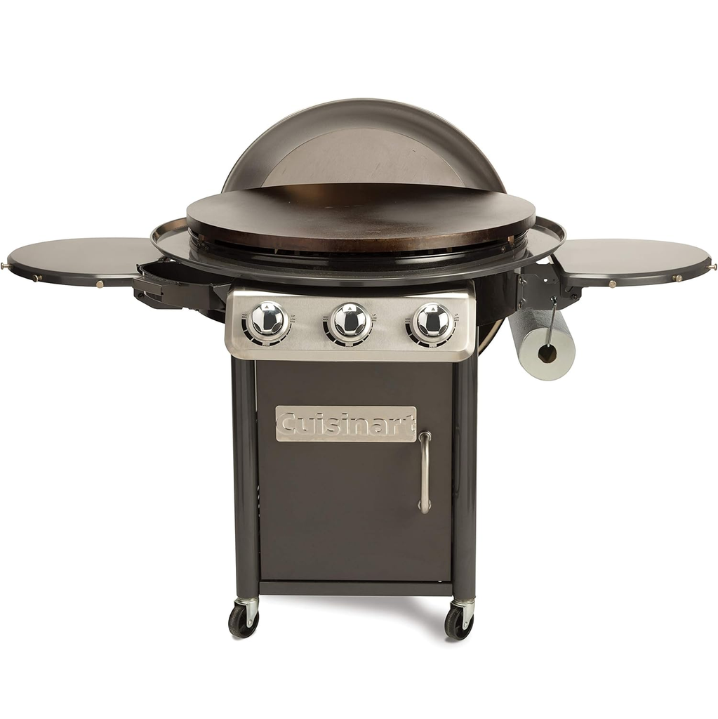 Cocina Para Exteriores Cuisinart 360 XL Coccion Multifuncional 3 Quemadores Y Estantes Negro