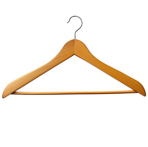 Ganchos Para Ropa Whitmor De Madera 12 Pzas Marron