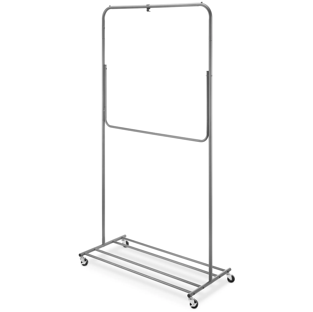 Perchero Whitmor Convertible En 2 Barras Con Ruedas Acero