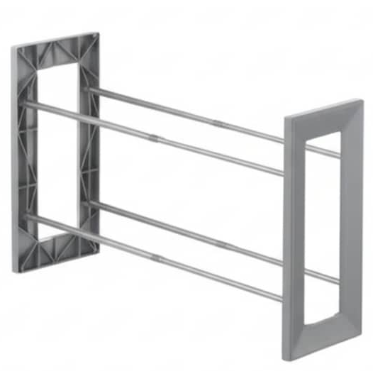 Zapatera Whitmor 2 Niveles Expandible Gris