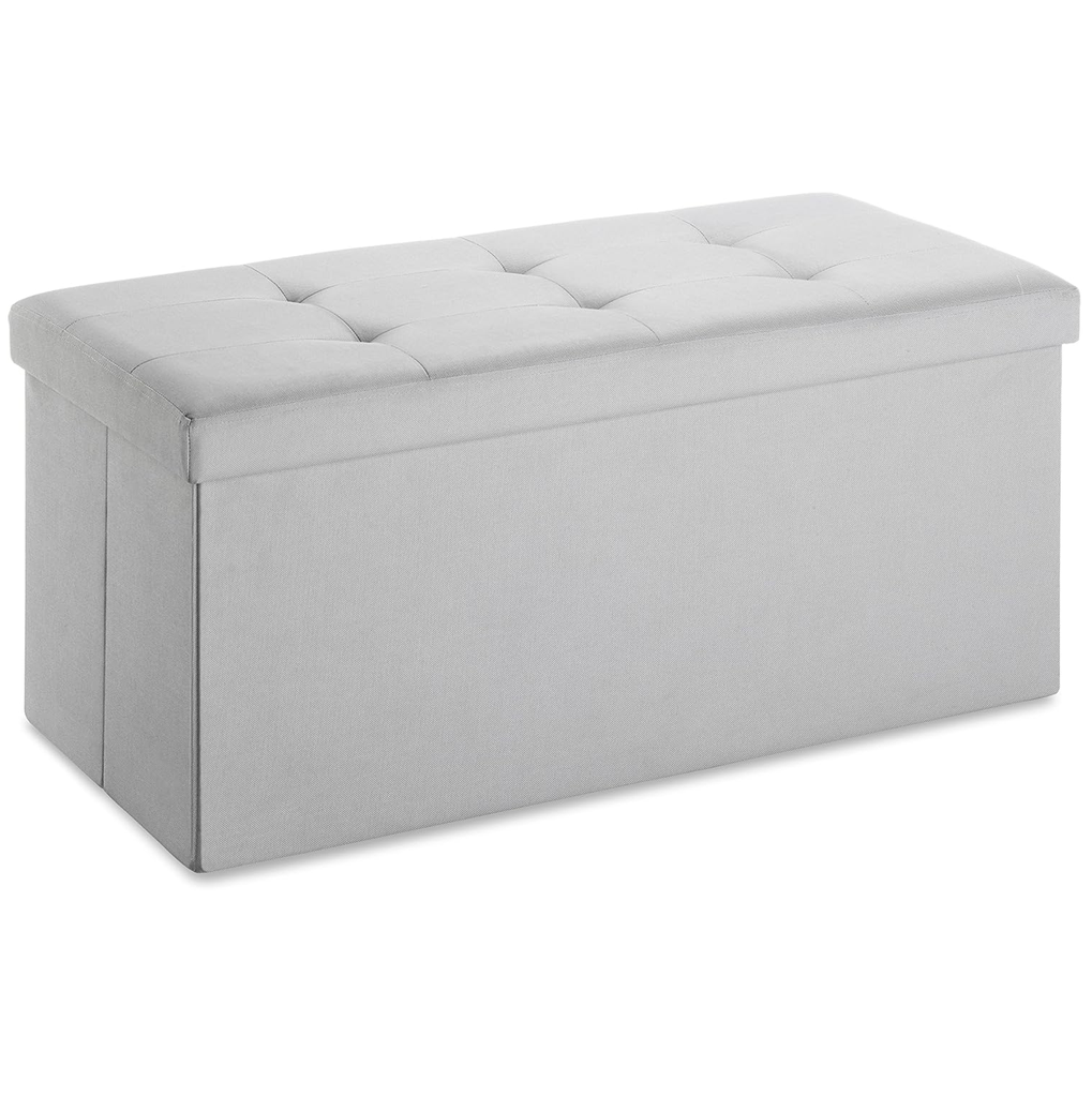 Banco De Almacenamiento Whitmor Plegable Gris