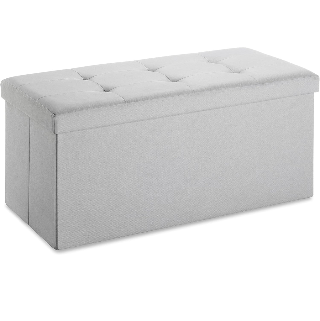 Banco De Almacenamiento Whitmor Plegable Gris