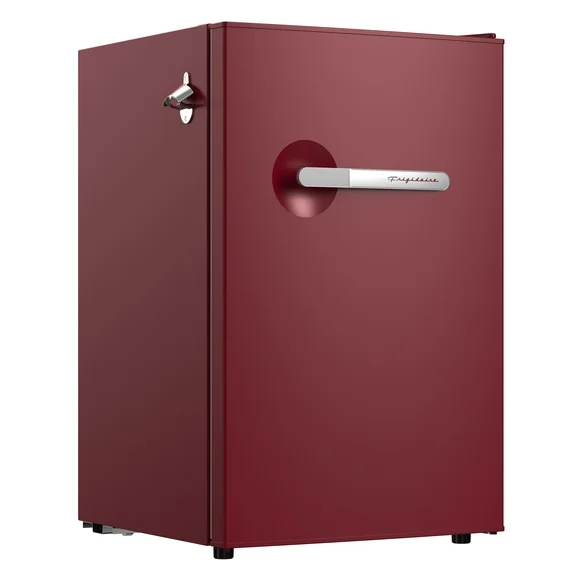 Nevera Ejecutiva Frigidaire Retro 5 Pies  1 Pta 55 Cm Con Abridor De Botellas Vinotinto