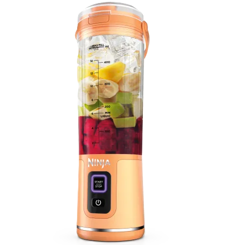 Licuadora Personal Ninja Blast 500 Ml Inalambrica Portatil Naranja
