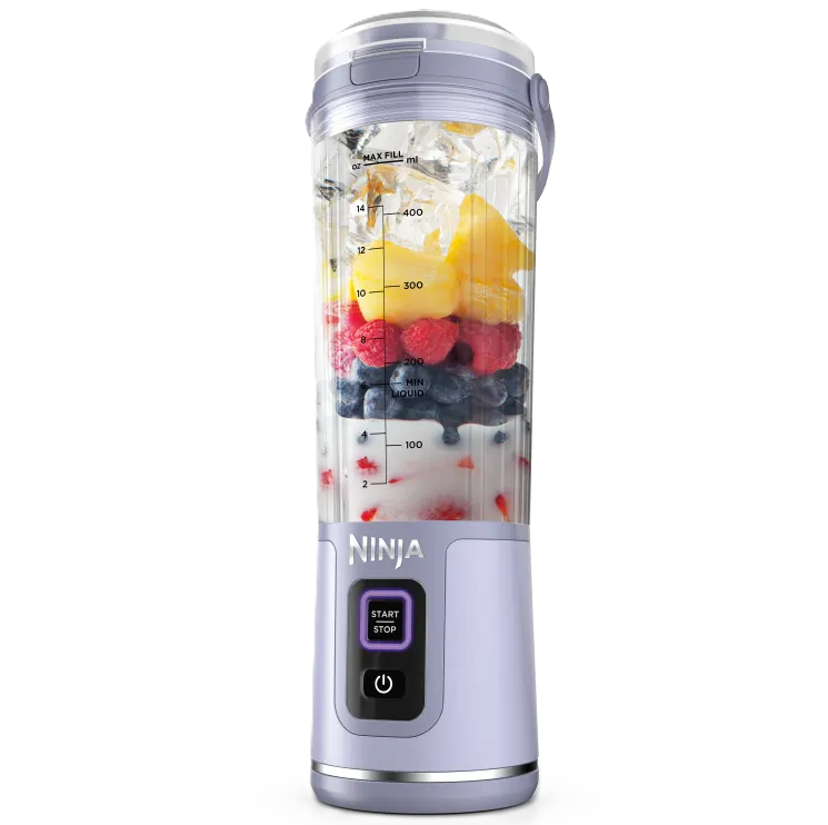 Licuadora Personal Ninja Blast 500 Ml Inalambrica Portatil Morado Claro